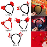 Maxbell Chinese New Year Headband Headwear Decoration for Women Girls Masquerade Style A
