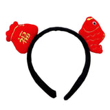 Maxbell Chinese New Year Headband Headwear Decoration for Women Girls Masquerade Style A