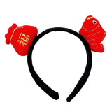 Maxbell Chinese New Year Headband Headwear Decoration for Women Girls Masquerade Style A