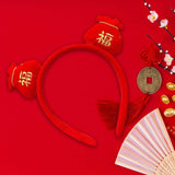 Maxbell Chinese New Year Headband Headwear Decoration for Women Girls Masquerade Style C