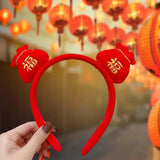 Maxbell Chinese New Year Headband Headwear Decoration for Women Girls Masquerade Style C