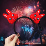 Maxbell Chinese New Year Headband Headwear Decoration for Women Girls Masquerade Style D