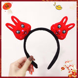 Maxbell Chinese New Year Headband Headwear Decoration for Women Girls Masquerade Style D