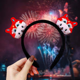 Maxbell Chinese New Year Headband Headwear Decoration for Women Girls Masquerade Style E