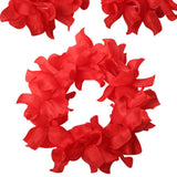 Maxbell Hawaiian Necklace Costume Set Beach Womens Fancy Dress Dress Decor Headband Red