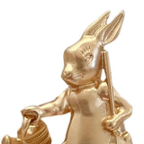 Maxbell Alloy Rabbit Brooch Breastpin Jewelry Bunny Lapel Pin for Coat Backpacks Hat StyleC