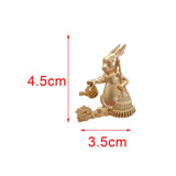 Maxbell Alloy Rabbit Brooch Breastpin Jewelry Bunny Lapel Pin for Coat Backpacks Hat StyleC