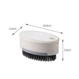 Maxbell Multipurpose Scrubbing Brush Dual Sides Portable for Laundry Hats Shoes