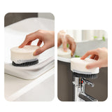 Maxbell Multipurpose Scrubbing Brush Dual Sides Portable for Laundry Hats Shoes