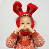 Maxbell Bunny Costume Headgear Cosplay Headband Rabbit Hat for Spring Festival