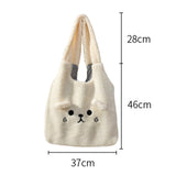 Maxbell Girls Woman Plush Handbag Single Shoulder Bag Traveling and Everyday Use Style A