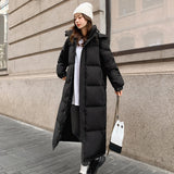 Maxbell Women Down Jacket Long Winter Coat for Fishing Outdoor Activities Medium