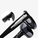 Maxbell Classic Sunglasses Comfortable Frame Unisex for Outdoor Biking Camping Black Gray