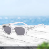 Maxbell Classic Sunglasses Comfortable Frame Unisex for Outdoor Biking Camping Clear Light Gray