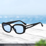 Maxbell Classic Sunglasses Comfortable Frame Unisex for Outdoor Biking Camping Black Color Blue