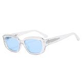 Maxbell Classic Sunglasses Comfortable Frame Unisex for Outdoor Biking Camping Clear Blue