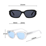 Maxbell Classic Sunglasses Comfortable Frame Unisex for Outdoor Biking Camping Clear Blue