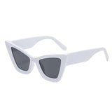 Maxbell Stylish Sunglasses Eyewear Eyeglasses Unisex for Travel Driving Fishing White