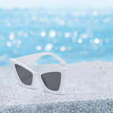 Maxbell Stylish Sunglasses Eyewear Eyeglasses Unisex for Travel Driving Fishing White