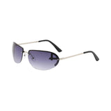 Maxbell Fashion Sunglasses Metal Frame Women Sun Glasses for Holidays Beach Argent Gray