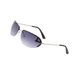 Maxbell Fashion Sunglasses Metal Frame Women Sun Glasses for Holidays Beach Argent Gray