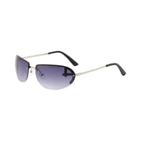 Maxbell Fashion Sunglasses Metal Frame Women Sun Glasses for Holidays Beach Argent Gray