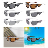 Maxbell Cat Eye Sunglasses Sun Glasses Men Women Comfortable for Beach Black Gray