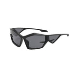Maxbell Cat Eye Sunglasses Sun Glasses Men Women Comfortable for Beach Black Gray