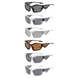 Maxbell Cat Eye Sunglasses Sun Glasses Men Women Comfortable for Beach Black Gray