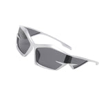 Maxbell Cat Eye Sunglasses Sun Glasses Men Women Comfortable for Beach Argent Gray