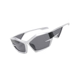 Maxbell Cat Eye Sunglasses Sun Glasses Men Women Comfortable for Beach Argent Gray