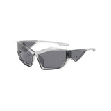 Maxbell Cat Eye Sunglasses Sun Glasses Men Women Comfortable for Beach Clear Gray