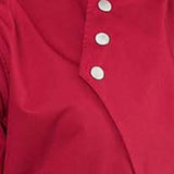 Maxbell Unisex Chef Coat Breathable Waiter Apparel Chef Jacket for Food Service Red 4XL