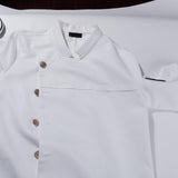 Maxbell Men Women Chef Coat Jacket Cooking Uniform Waiter Apparel Restaurant XL White