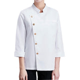 Maxbell Men Women Chef Coat Jacket Cooking Uniform Waiter Apparel Restaurant XL White