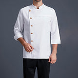 Maxbell Men Women Chef Coat Jacket Cooking Uniform Waiter Apparel Restaurant XL White