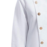 Maxbell Men Women Chef Coat Jacket Cooking Uniform Waiter Apparel Restaurant XL White