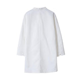 Maxbell Men Women Chef Coat Jacket Cooking Uniform Waiter Apparel Restaurant XXL White
