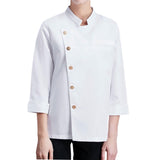 Maxbell Men Women Chef Coat Jacket Cooking Uniform Waiter Apparel Restaurant XXL White