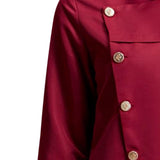 Maxbell Men Women Chef Coat Jacket Cooking Uniform Waiter Apparel Restaurant M Red
