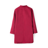 Maxbell Men Women Chef Coat Jacket Cooking Uniform Waiter Apparel Restaurant L Red