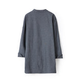 Maxbell Men Women Chef Coat Jacket Cooking Uniform Waiter Apparel Restaurant M Gray