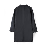 Maxbell Men Women Chef Coat Jacket Cooking Uniform Waiter Apparel Restaurant XXL Black