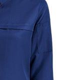 Maxbell Men Women Chef Coat Jacket Cooking Uniform Waiter Apparel Restaurant XXL Blue