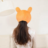 Maxbell Novelty Rabbit Plush Hat Cosplay Headwear Winter Selfie for Photography Prop