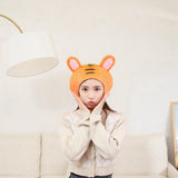 Maxbell Novelty Rabbit Plush Hat Cosplay Headwear Winter Selfie for Photography Prop