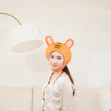 Maxbell Novelty Rabbit Plush Hat Cosplay Headwear Winter Selfie for Photography Prop