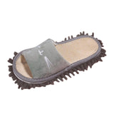 Maxbell Lazy Mop Slippers Washable Women Men Comfortable Shoes for Bedroom Bathroom Gray