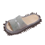 Maxbell Lazy Mop Slippers Washable Women Men Comfortable Shoes for Bedroom Bathroom Gray