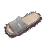 Maxbell Lazy Mop Slippers Washable Women Men Comfortable Shoes for Bedroom Bathroom Gray